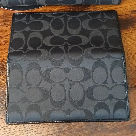 Coach Black Wallet and Card Holder Set - Picture 3 of 7